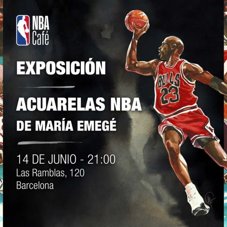 NBA Maria Emege Acuarelas