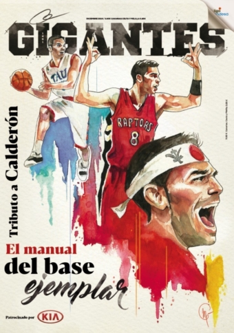 Gigantes Ilustración acuarela