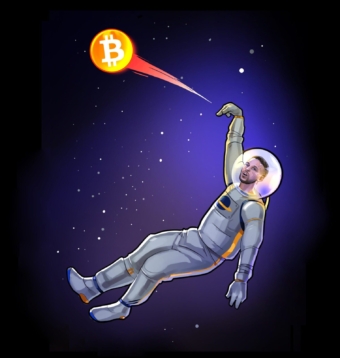 Ciurry Bitcoin Watercolor