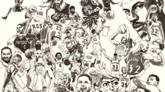 Inktober NBA Watercolor