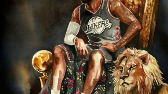 LeBron Throne Watercolor